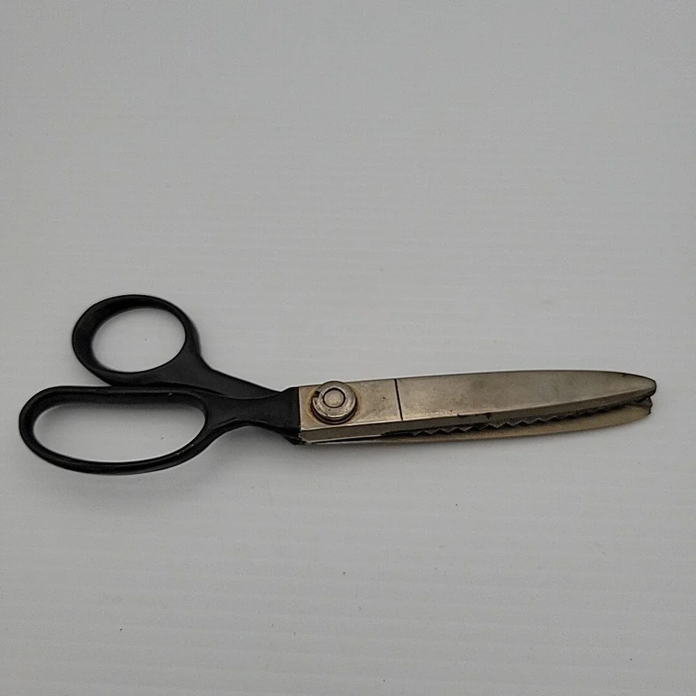 Vintage Wiss‎ Pinking Shears Model C Zig Zag Cut 9